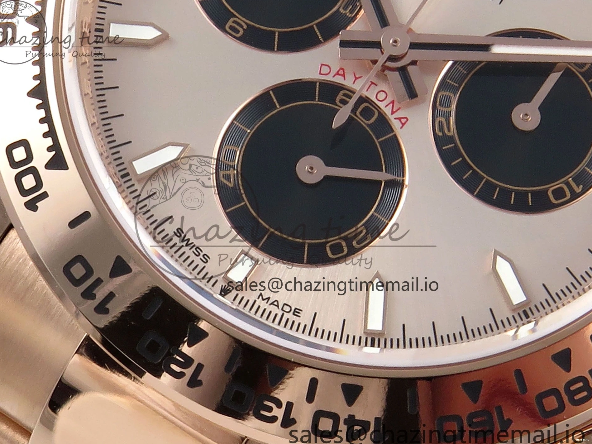 MiroTime 0507 Daytona 126505 APSF 1:1 Best Edition RG Black Dial on RG Braclet SH Sporty 730